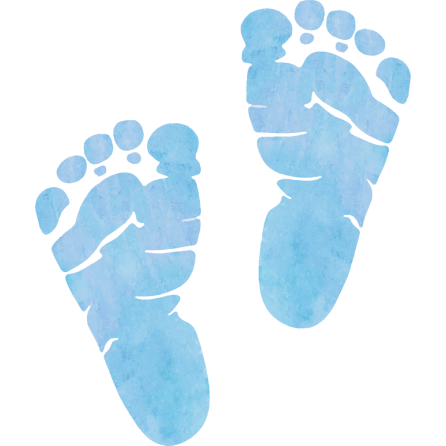 Children's footprints – walking for a cause